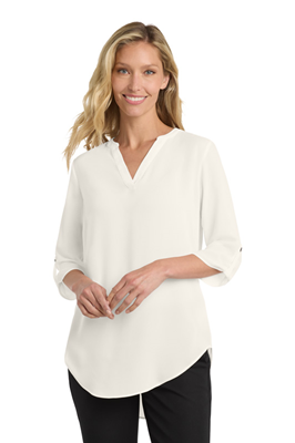 Port Authority Womens 3-4-Sleeve Tunic Blouse