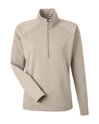 J America Ladies Apex Fleece Quarter-Zip