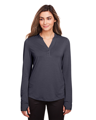 North End Ladies’ Jaq Snap-Up Stretch Performance Pullover